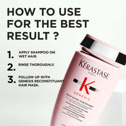 Kerastase Genesis Bain Hydra Fortifiant Shampoo for Thin Hair 250 ml