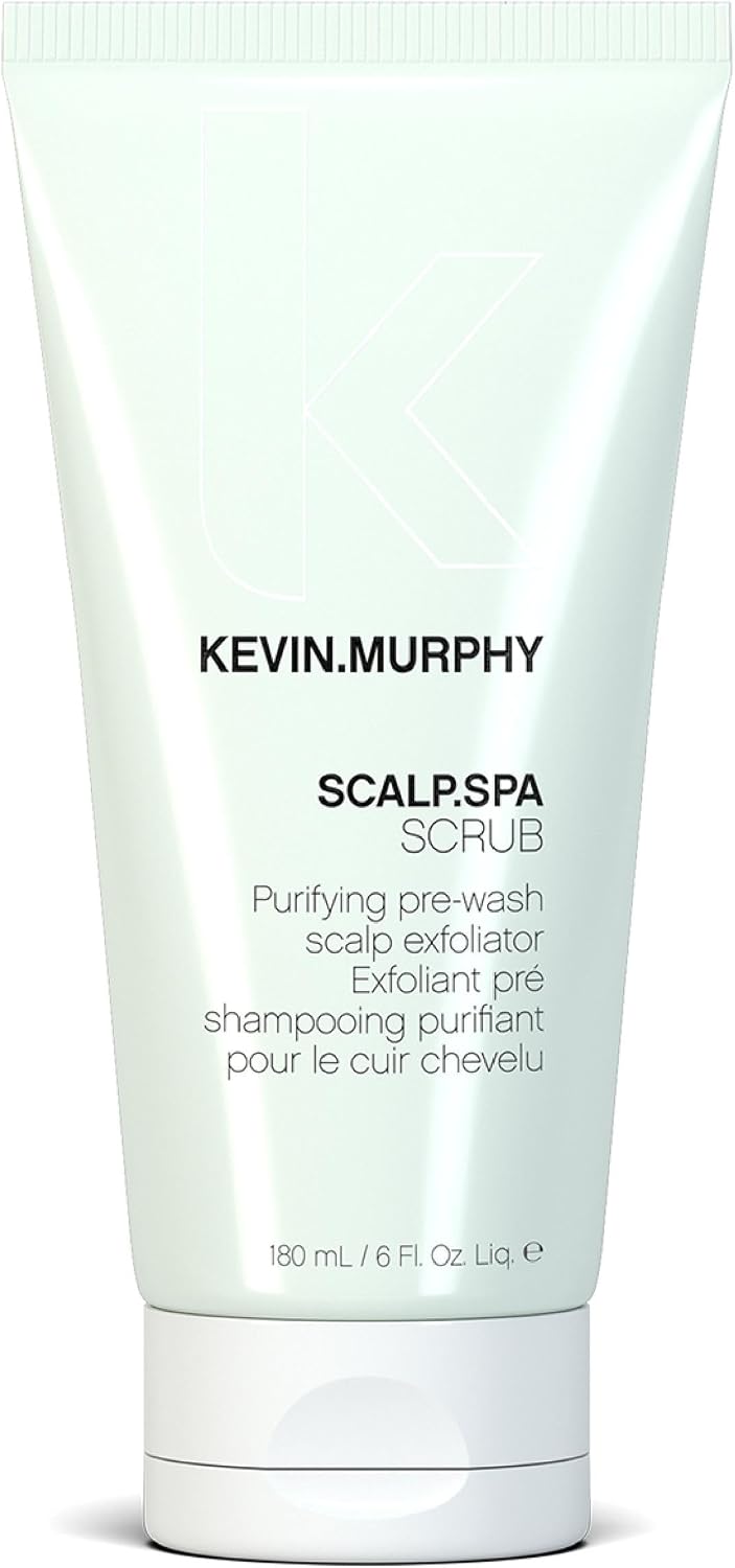 KEVIN.MURPHY SCALP.SPA SCRUB Pre-Wash Scrub Exfoliator - For All Hair Types & Dry Scalp - Sulphate Free, Clarifying Scalp Cleanser With Perlite & Micellar Water - 180 mL