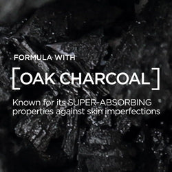 L'Oréal Paris Face Wash For Men, Cleanses and Purifies, For Oily Skin and Breakouts, With Oak Charcoal, Men Expert Pure Power Charcoal, 100ml