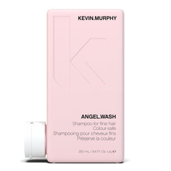 KEVIN.MURPHY BLONDE.ANGEL.WASH Sulphate-Free, Purple Shampoo - For Blonde & Grey Hair - Colour Enhancing & Brass Neutralising Hair Care with Lavender & Murumuru Butter - 250mL