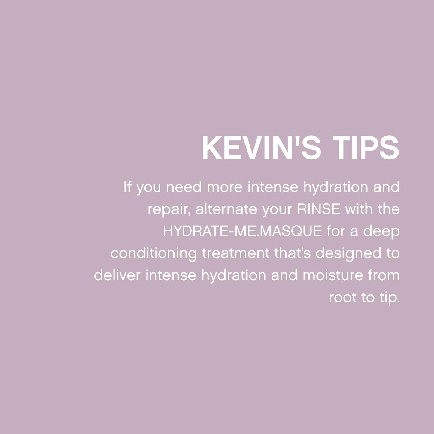 KEVIN.MURPHY HYDRATE-ME.MASQUE Deep Conditioning Hair Mask - For Normal to Dry Damaged Hair - Moisturising Hair Repair Treatment with Rose Hip & Baobab Seed Oil - 200mL/6.7oz