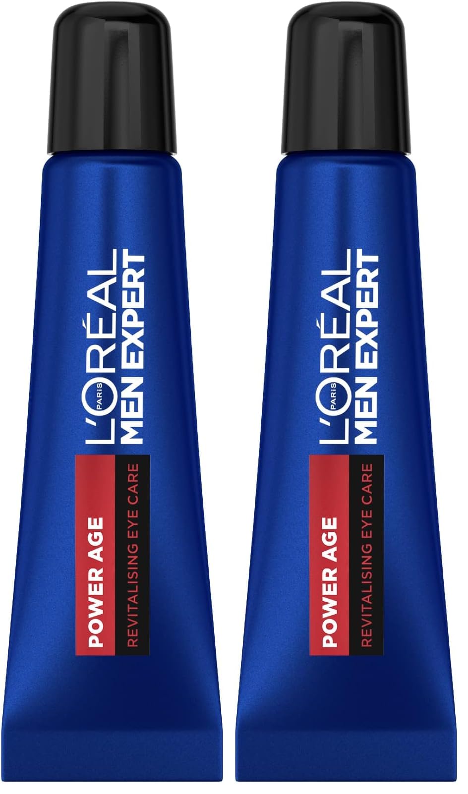L'Oreal Paris Men Expert Power Age Revitalising Eye Cream 15ml, with Hyaluronic Acid, Smoothes Contour to Visibly Reduce Wrinkles, Dark Circles & Eye Bags