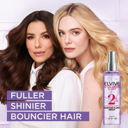 L'Oréal Paris, Hair Serum, Replumping & Reshaping, Elvive Hyaluron Plump 24/7 Replumping Serum, 150ml