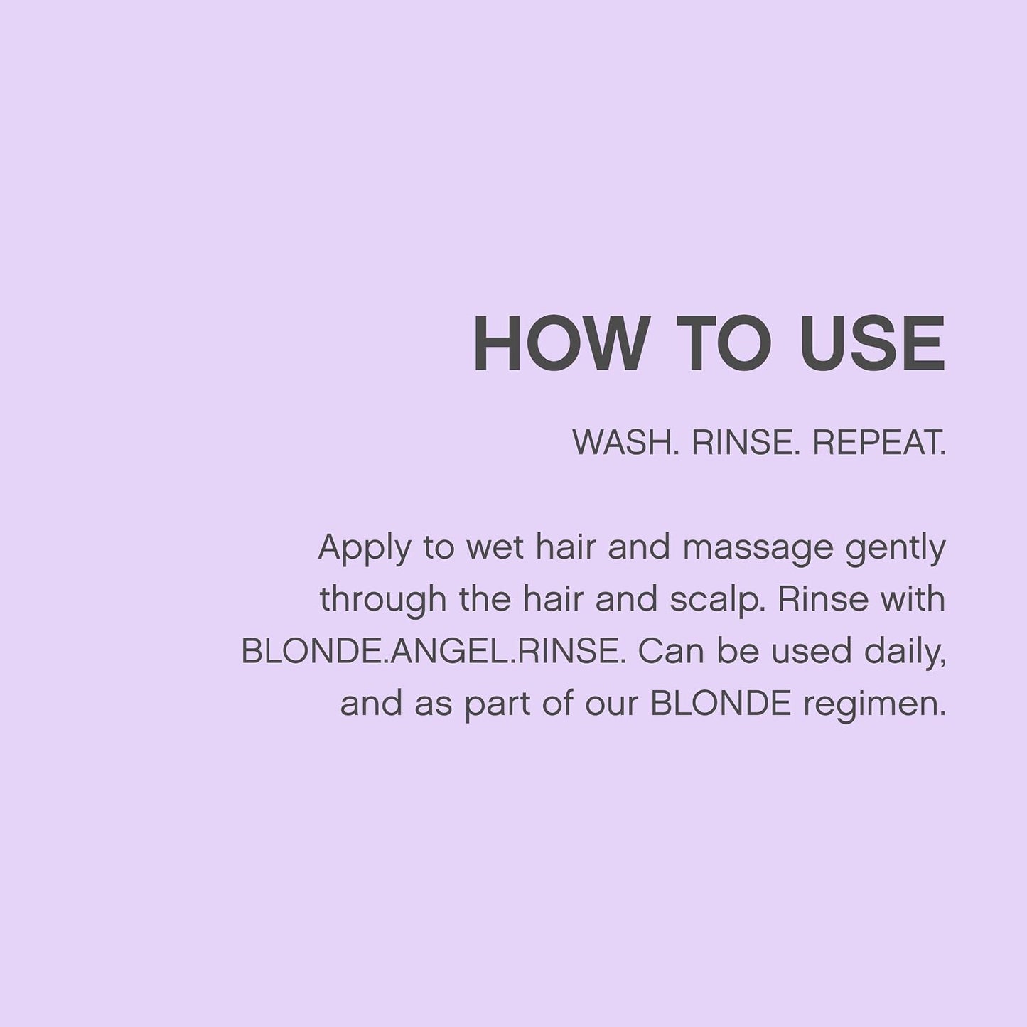 KEVIN.MURPHY BLONDE.ANGEL.WASH Sulphate-Free, Purple Shampoo - For Blonde & Grey Hair - Colour Enhancing & Brass Neutralising Hair Care with Lavender & Murumuru Butter - 250mL
