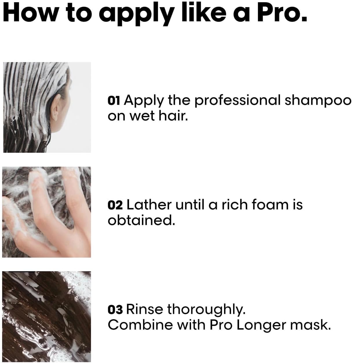 L’Oréal Professionnel Pro Longer Thickening Shampoo | Salon Grade Reduction of Breakage & Appearance of Split Ends| Adds Volume & Shine | For Thin & Fine Hair Types | 300ml