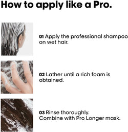 L’Oréal Professionnel Pro Longer Thickening Shampoo | Salon Grade Reduction of Breakage & Appearance of Split Ends| Adds Volume & Shine | For Thin & Fine Hair Types | 300ml