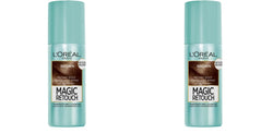 L’Oreal Paris Magic Retouch Instant Root Concealer Spray, Shade: Brown, for Quick Grey Coverage, Easy Application, Natural Finish, Scalp Coverage, Suitable for All Hair Colours, 75ml