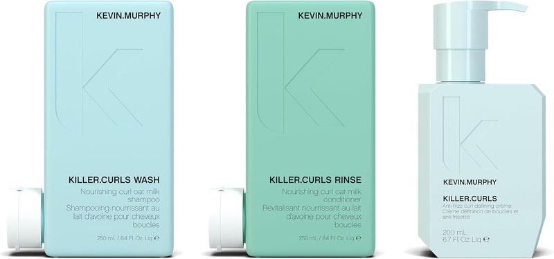 KEVIN.MURPHY KILLER.CURLS Deep Care Trio - Wash, Rinse & Killer Curls Leave-In