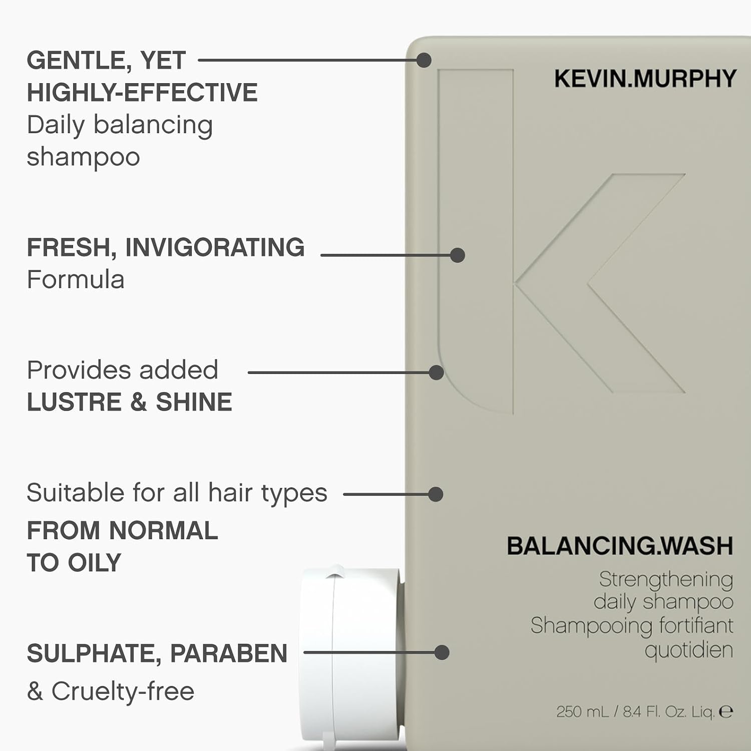 Kevin Murphy Balancing Wash Shampoo, 8.4 Ounce