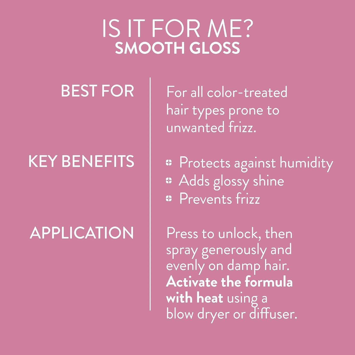 Pureology Smooth Gloss Silkmorphose Spray for Frizzy Hair 230 ml​