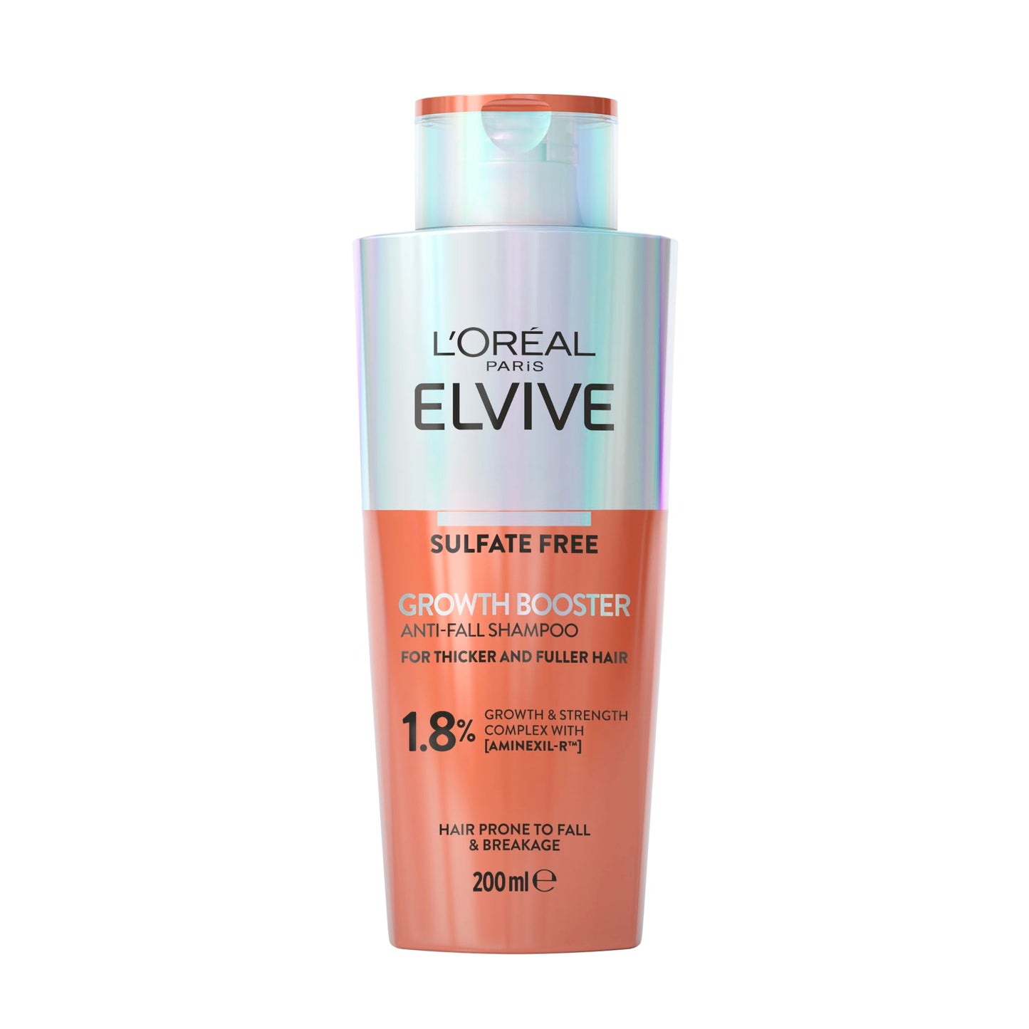 L'Oréal Paris Elvive Growth Booster Ani-Fall Conditioner 150 ml, with 5% Growth & Strength Complex, Visibly Thicker & Stronger Hair, for All Hair Types Prone to Hair Fall & Breakage