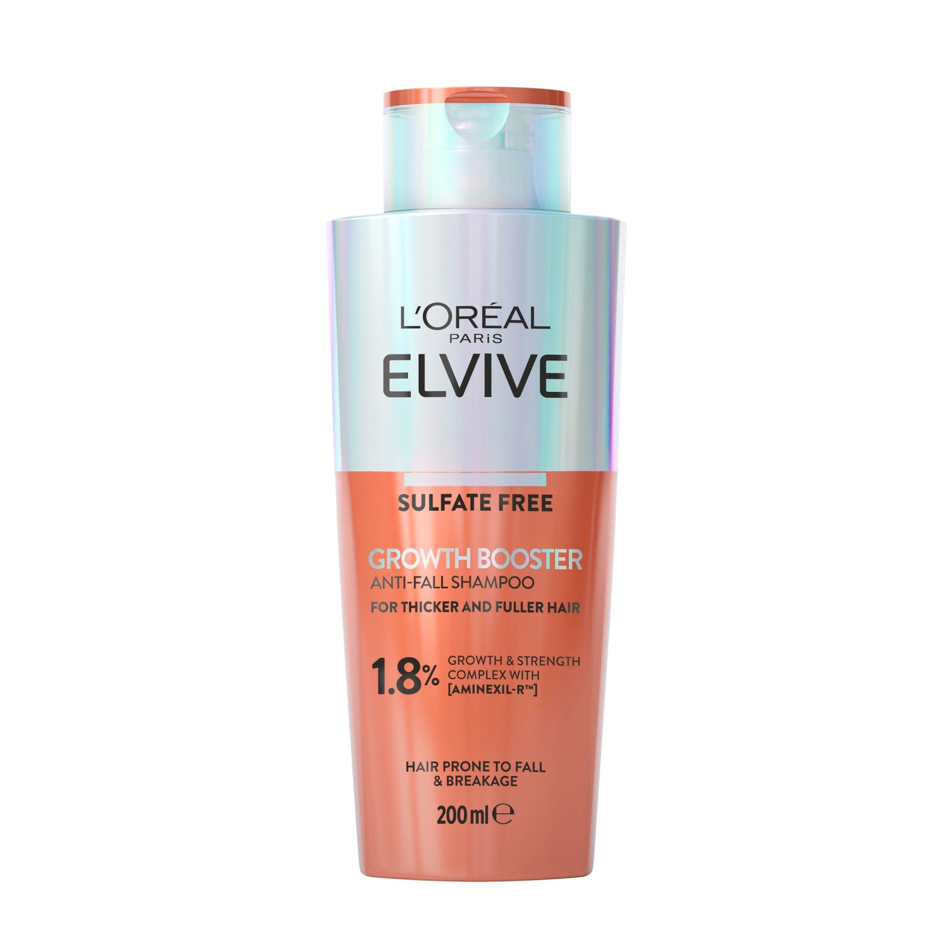 L'Oréal Paris Elvive Growth Booster Ani-Fall Conditioner 150 ml, with 5% Growth & Strength Complex, Visibly Thicker & Stronger Hair, for All Hair Types Prone to Hair Fall & Breakage