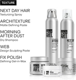 L’Oréal Professionnel Web Sculpting Paste| Salon Grade Strong Hold Pomade and Styling Gel | 150ml