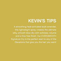 KEVIN.MURPHY BLOW.DRY EVER.SMOOTH Sulphate-Free Heat Protectant Spray - For All Hair Types - Anti-Frizz Volumising Blow Dry Styling with Wood Bark Complex & Cypress - 150mL
