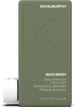 KEVIN.MURPHY MAXI.WASH Sulphate-Free, Clarifying Shampoo - For All Hair Types/Oily Scalp - Detox, Scalp Cleansing Shampoo with Rosemary, Grapefruit & Tea Tree Oil - 250 mL