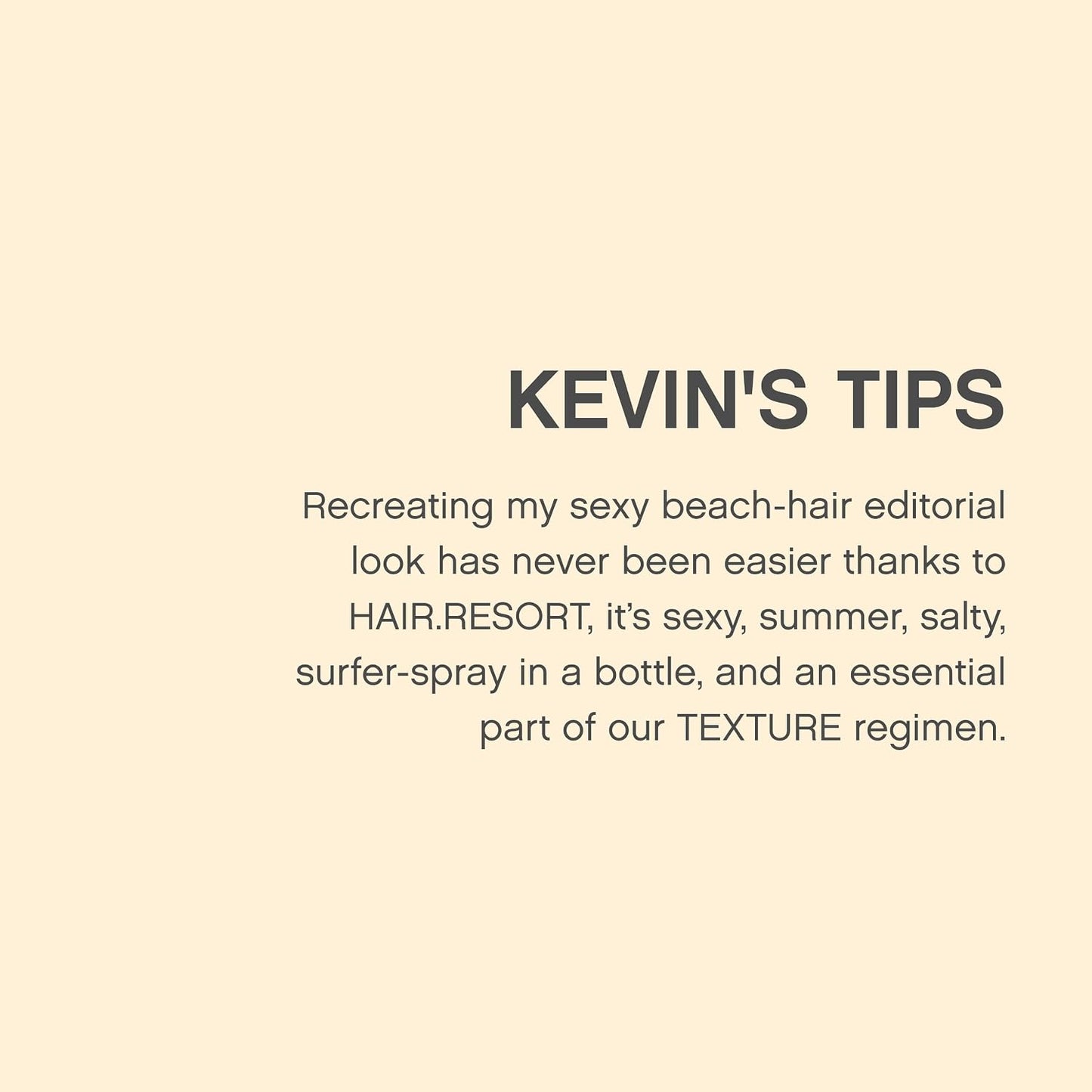 KEVIN.MURPHY HAIR.RESORT.SPRAY Beach Waves Texturising Hair Spray - For Fine & Long Hair - Sulphate-Free, Lightweight & Volumising Styling Spray with Hydrolysed Silk, Wheat Amino Acids & Citrus Oils - 150 mL