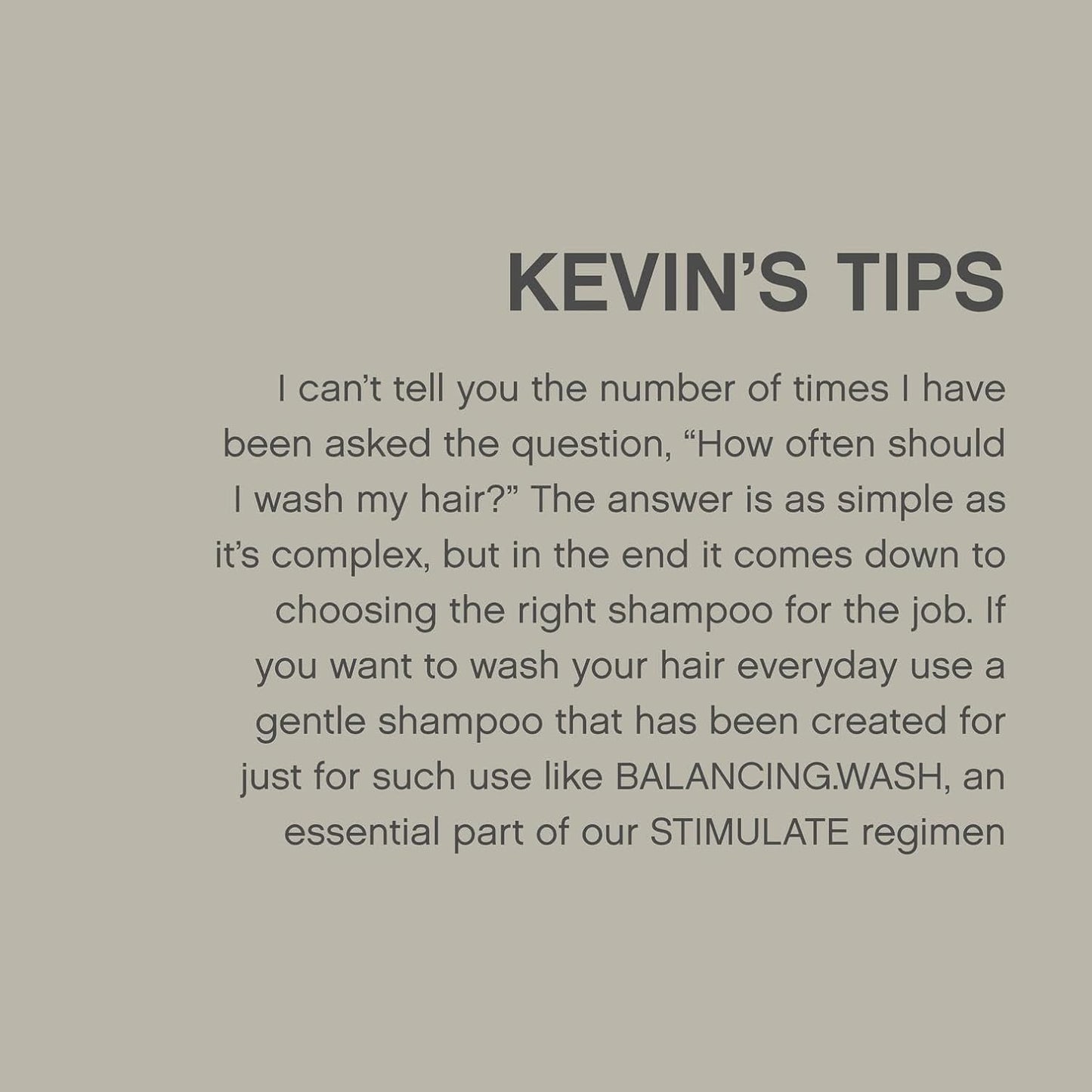 Kevin Murphy Balancing Wash Shampoo, 8.4 Ounce
