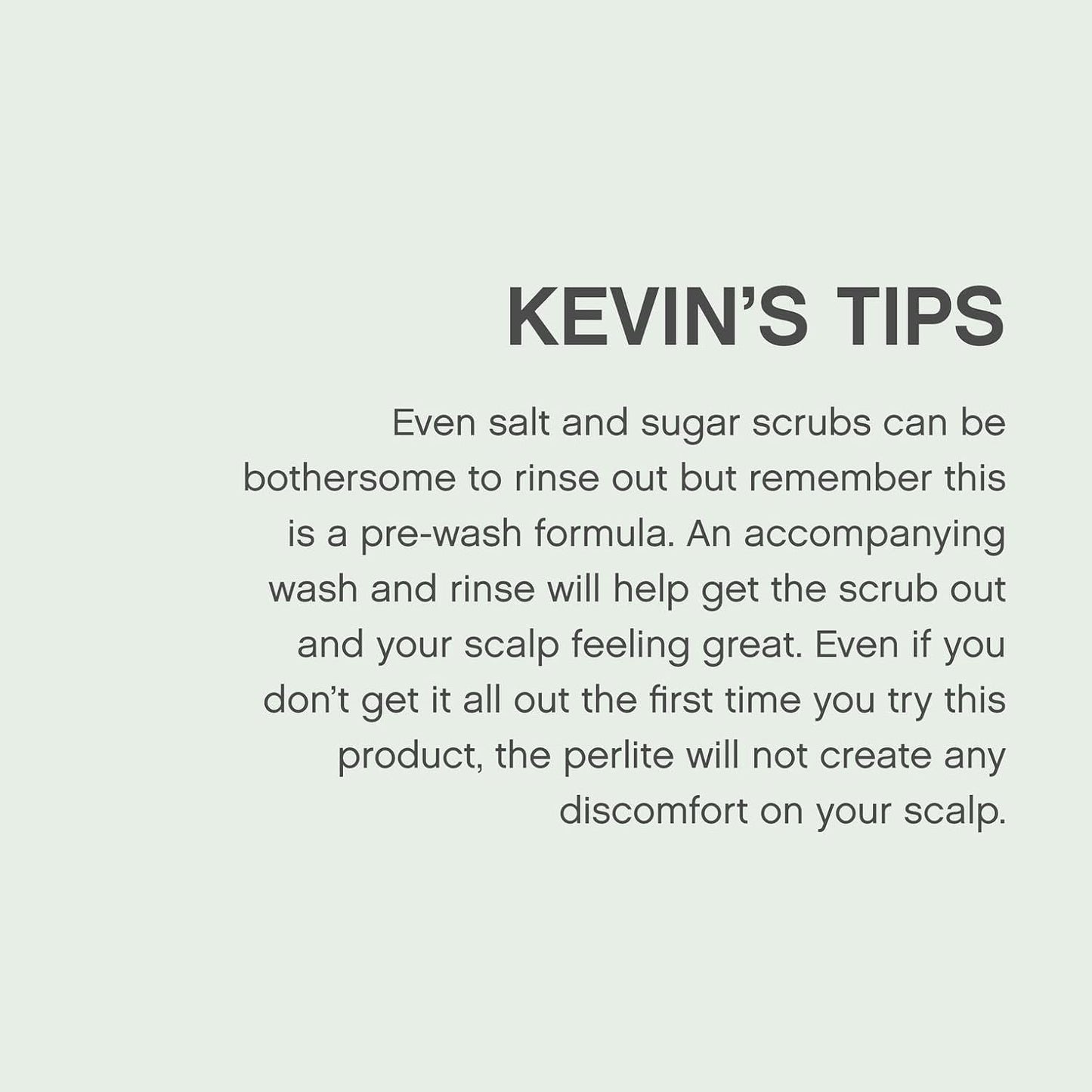 KEVIN.MURPHY SCALP.SPA SCRUB Pre-Wash Scrub Exfoliator - For All Hair Types & Dry Scalp - Sulphate Free, Clarifying Scalp Cleanser With Perlite & Micellar Water - 180 mL