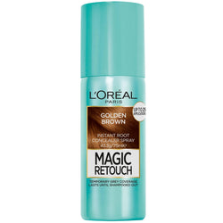 L’Oreal Paris Magic Retouch Instant Root Concealer Spray, Shade: Brown, for Quick Grey Coverage, Easy Application, Natural Finish, Scalp Coverage, Suitable for All Hair Colours, 75ml
