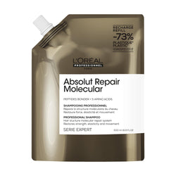 L'Oréal Professionnel Molecular Repair Shampoo | Salon Grade Peptides Bonder | For Extremely Dry Damaged Hair | Amino Acids | Repair Hair Damage & Restore Strength | Strengthening Bonds | Sulfate-Free