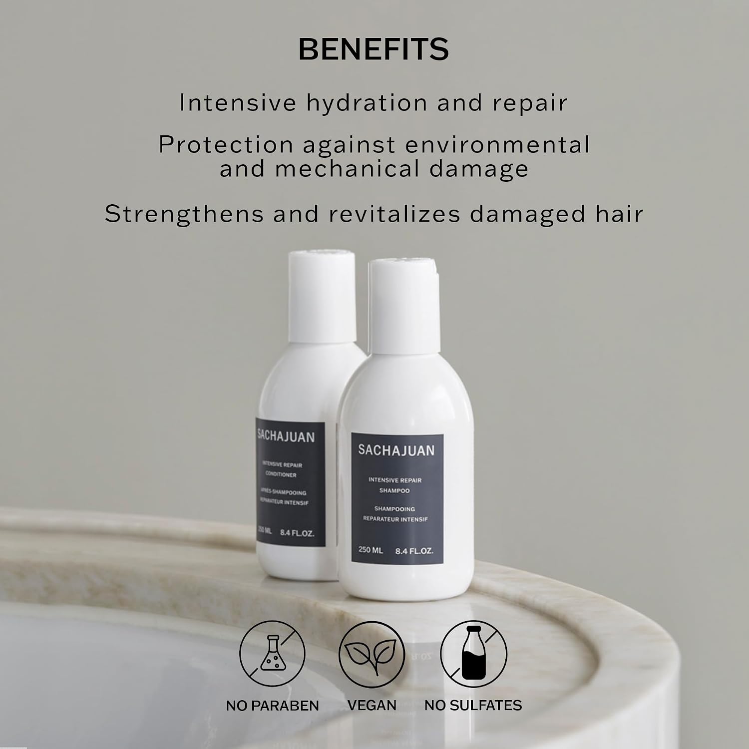 Sachajuan Intensive Repair Shampoo, 8.4 Ounce