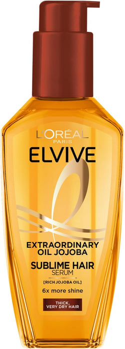 L'Oréal Paris, Hair Oil, Heat Protection, Increases Shine & Softness, Elvive Extraordinary Oil Extra Rich, 100ml