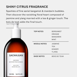 Sachajuan Hand Wash Shiny Citrus by Sachajuan for Unisex - 16.9 oz Hand Wash, 499.8 millilitre