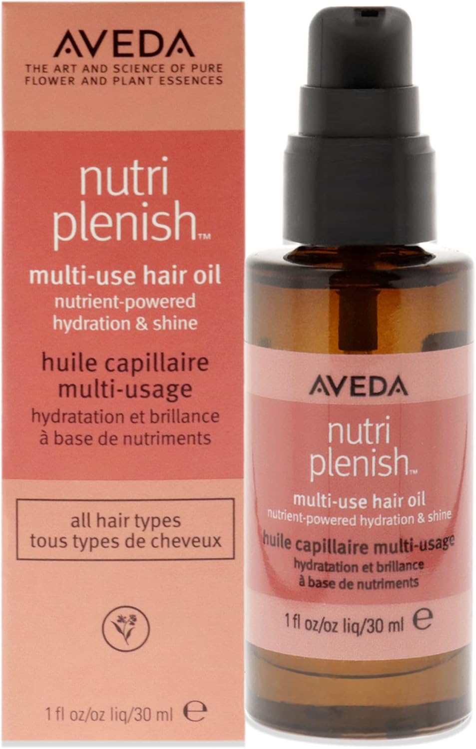 Aveda Nutriplenish Multi-Use Hair Oil by Aveda for Men - 1 oz Oil