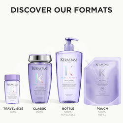 Kérastase Blond Absolu Lumiere Refill Shampoo – Professional Hair Care for Shine, Repair & Smoothness 500ml