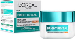 L’Oréal Paris Bright Reveal, Niacinamide, Dark Spot Hydrating Day Cream, Protects, Brightens and Evens Skin Tone, SPF 15, 50ml