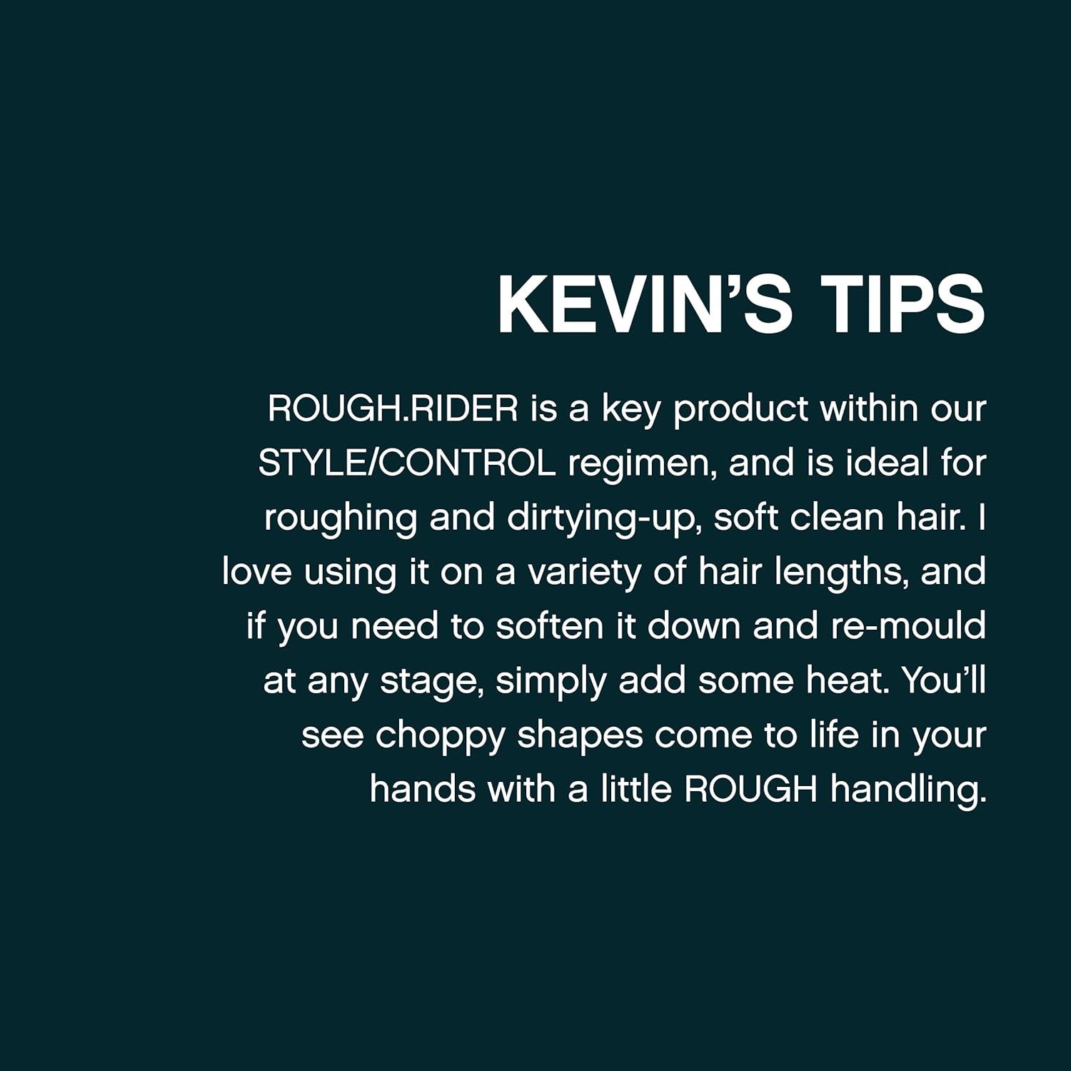 Kevin Murphy Rough Rider Strong Hold Moldable Styling Hair Clay 30 g