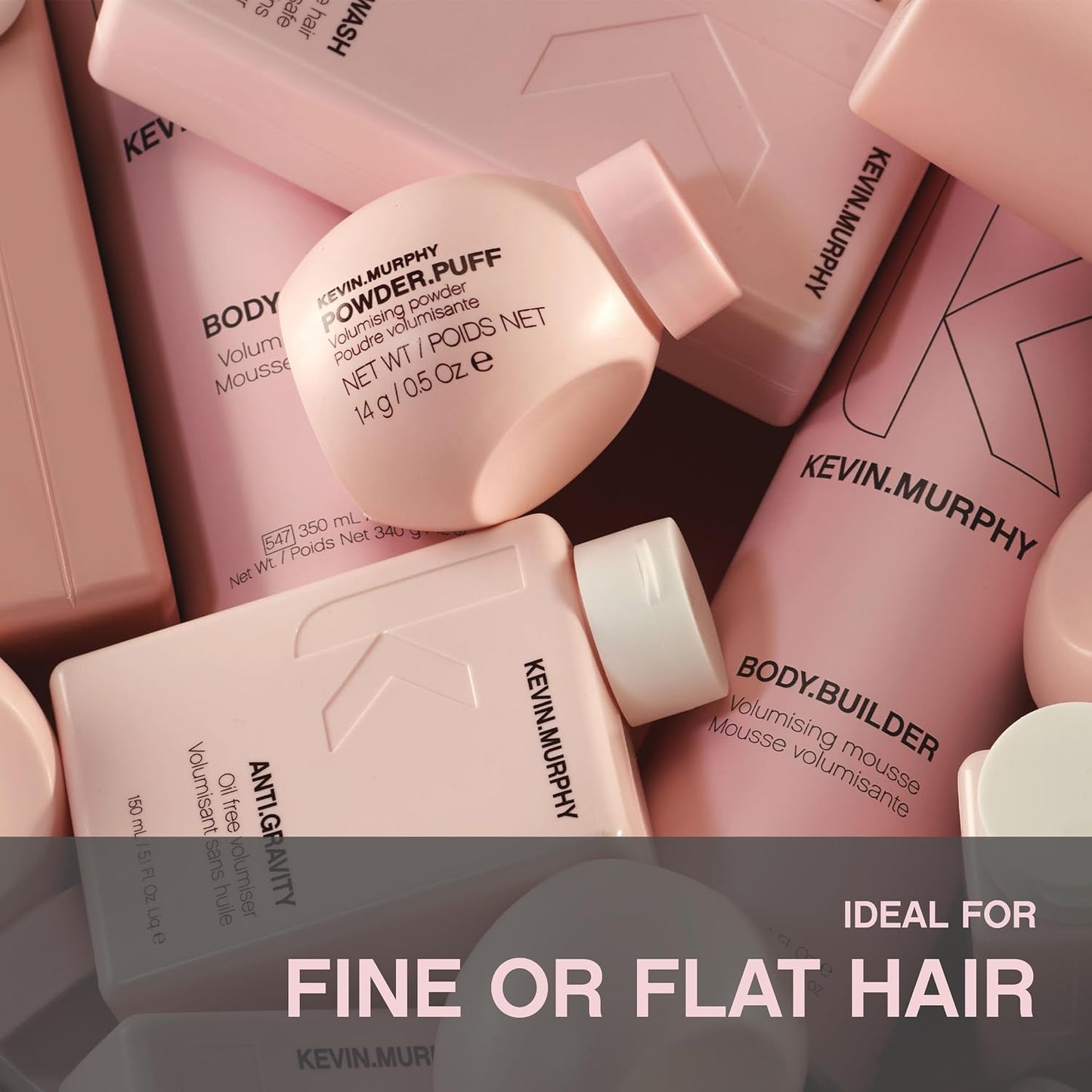 KEVIN.MURPHY Powder Puff Volumising Hair Powder - For Fine or Flat Hair, All Hair Types - Dry Volume & Root Lifting Styling Powder with Weightless Texture - 14 g