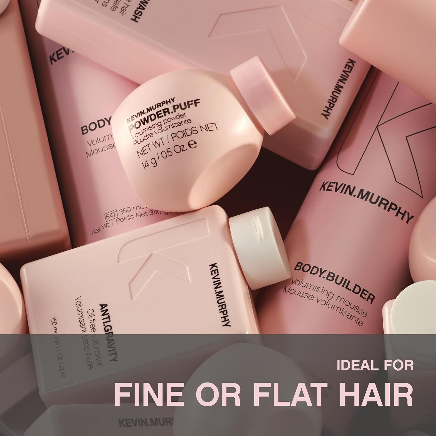 KEVIN.MURPHY Powder Puff Volumising Hair Powder - For Fine or Flat Hair, All Hair Types - Dry Volume & Root Lifting Styling Powder with Weightless Texture - 14 g