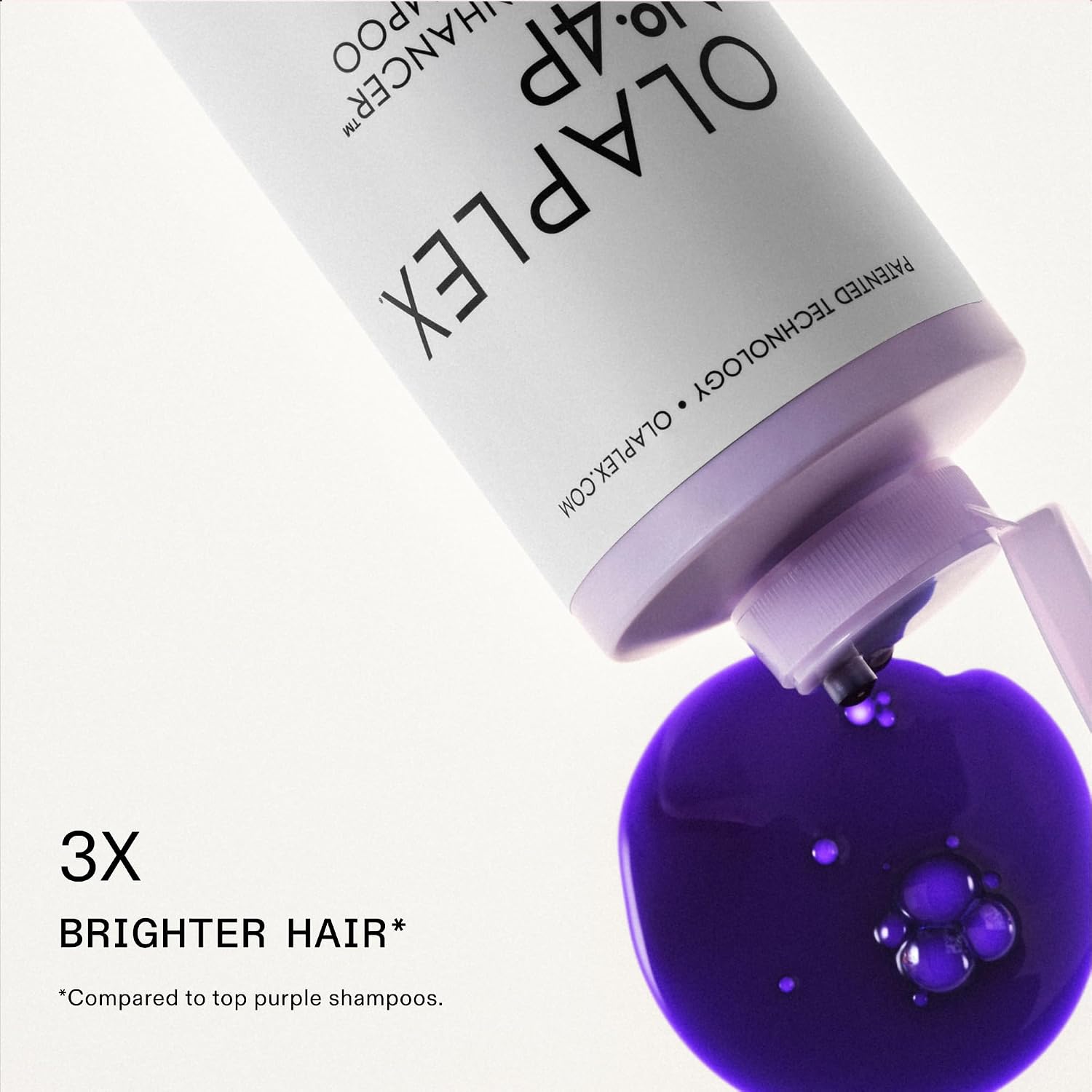 Olaplex No. 4P Blonde Enhancer Purple Toning Shampoo, Repairs, Hydrates, & Brightens All Blonde, Lightened, & Grey Hair, 250ml
