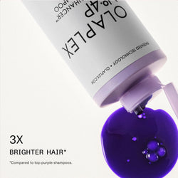 Olaplex No. 4P Blonde Enhancer Purple Toning Shampoo, Repairs, Hydrates, & Brightens All Blonde, Lightened, & Grey Hair, 250ml