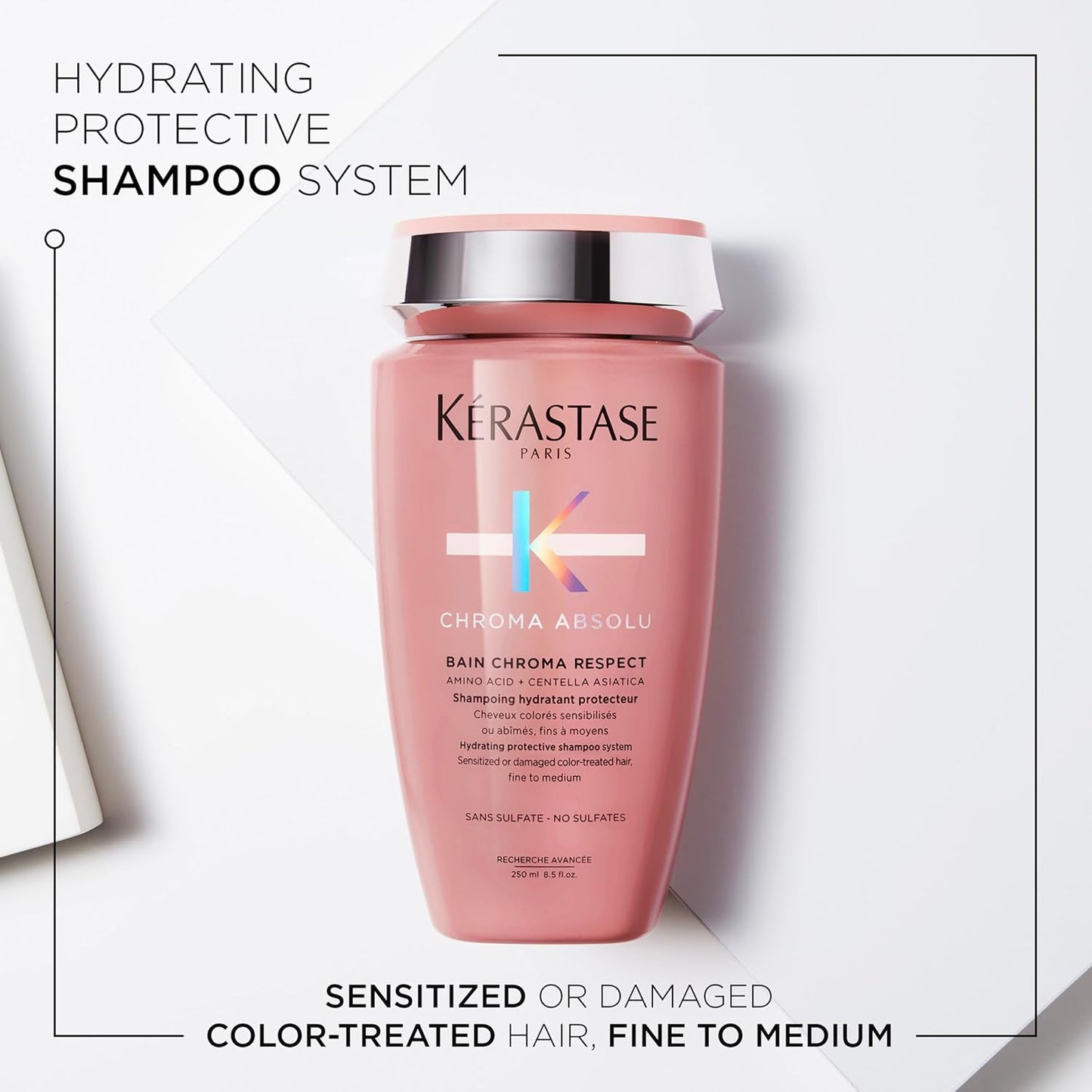 Kérastase Chroma Absolu Respect Shampoo – Professional Hair Care for Shine, Repair & Smoothness 250ml