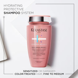 Kérastase Chroma Absolu Respect Shampoo – Professional Hair Care for Shine, Repair & Smoothness 250ml