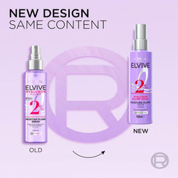 L'Oréal Paris, Hair Serum, Replumping & Reshaping, Elvive Hyaluron Plump 24/7 Replumping Serum, 150ml