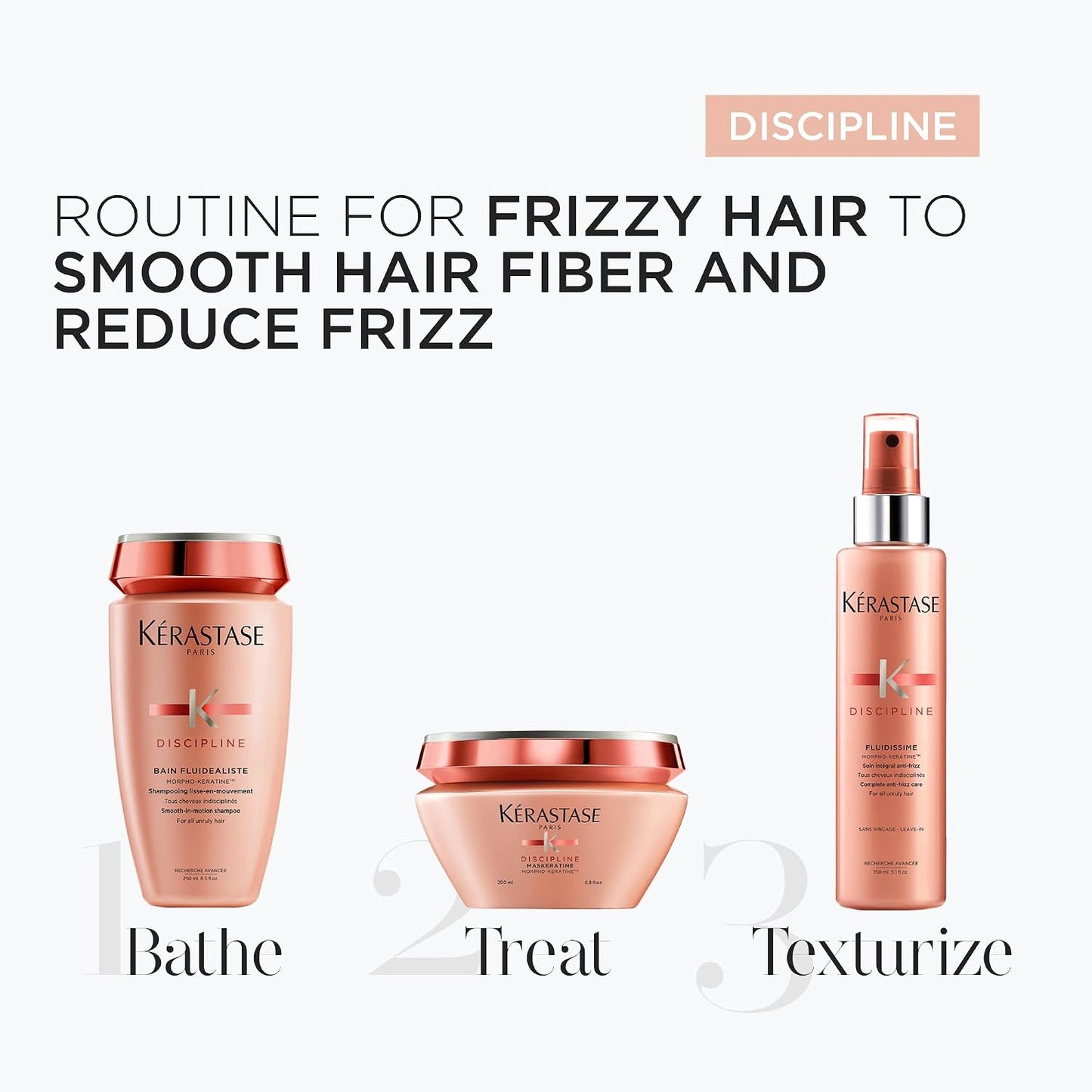 Kerastase Discipline Bain Fluidealiste Smooth-in-Motion Shampoo, 250 ml