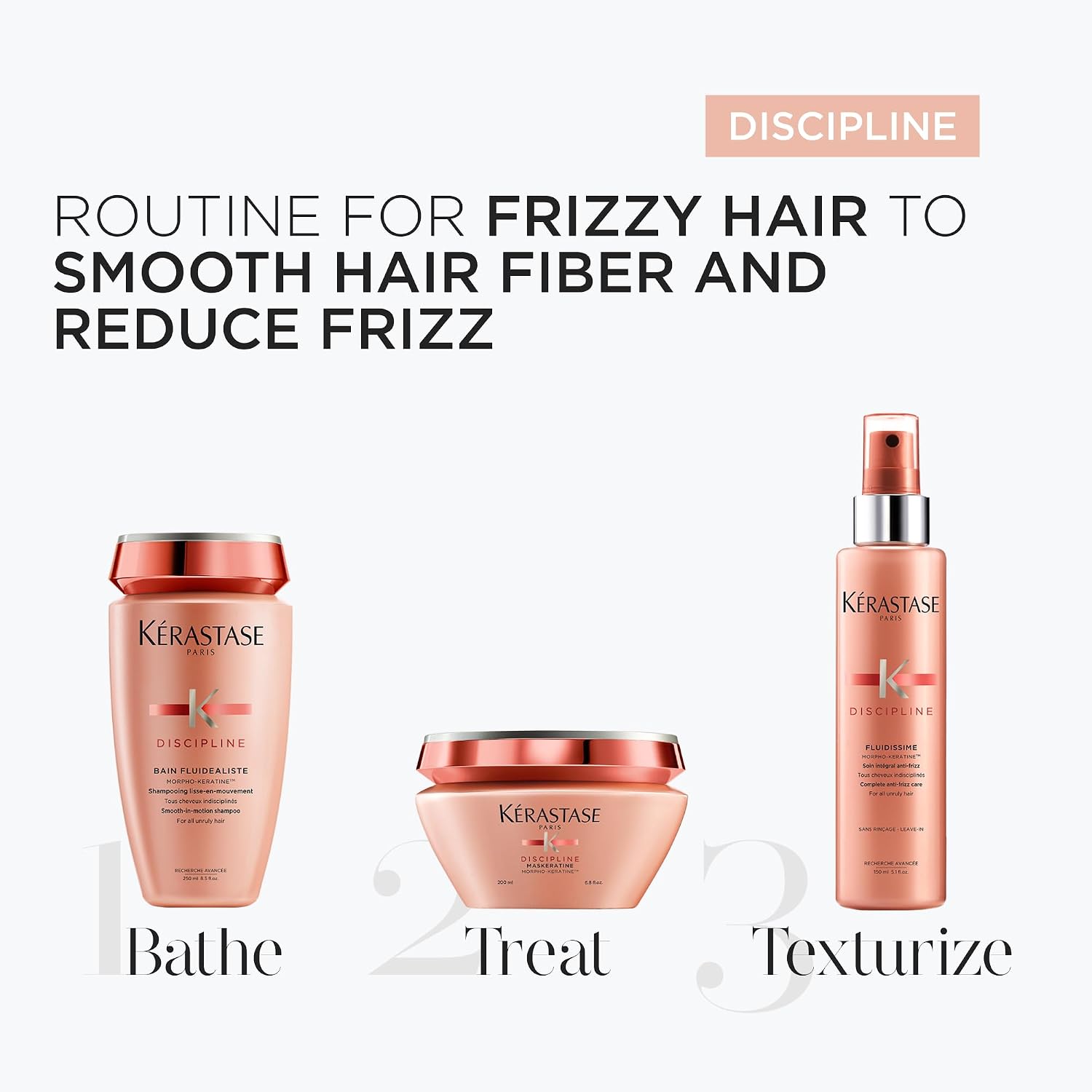 Kerastase Discipline Bain Fluidealiste Smooth-in-Motion Shampoo, 250 ml