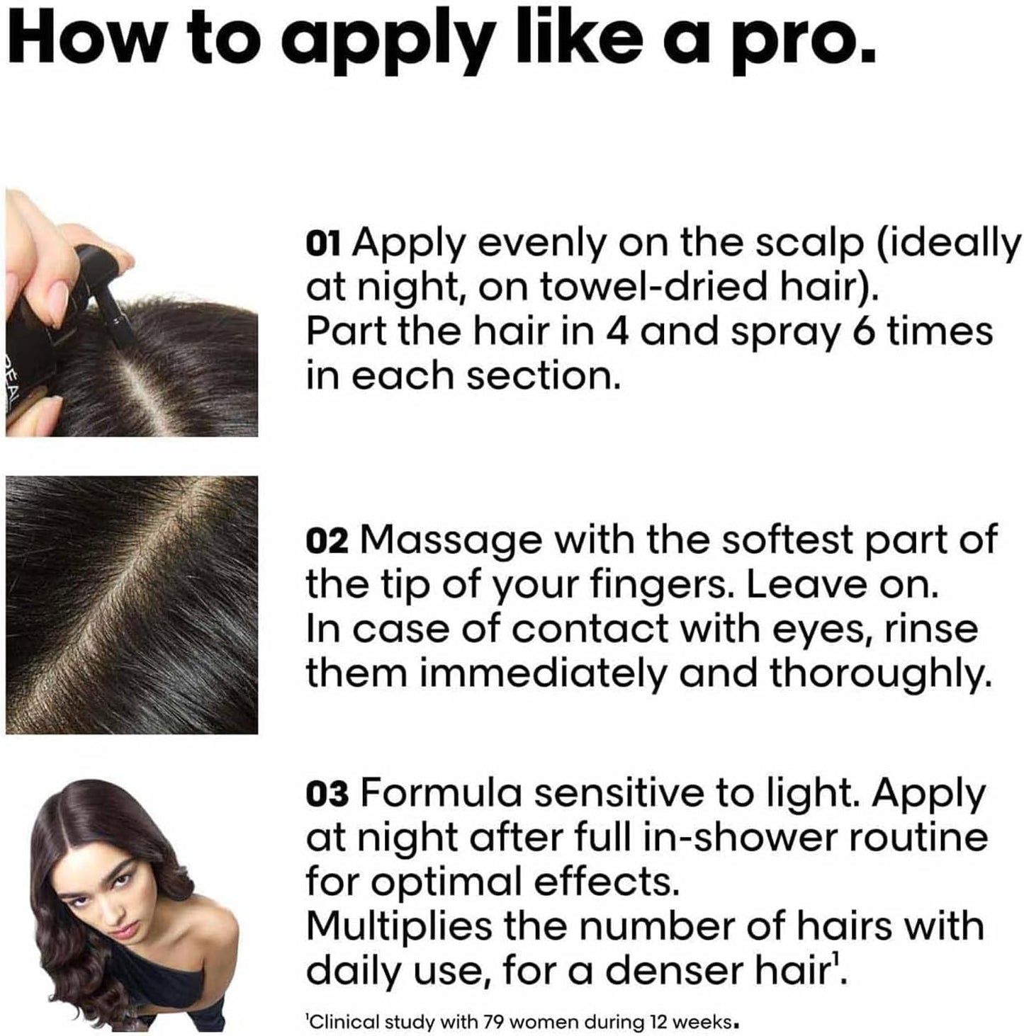 L’Oréal Professionnel Serioxyl Advanced Density Activator Serum | For Hair Growth | Salon Grade Serum | Enriched with Stemoxydine 5% |90ml