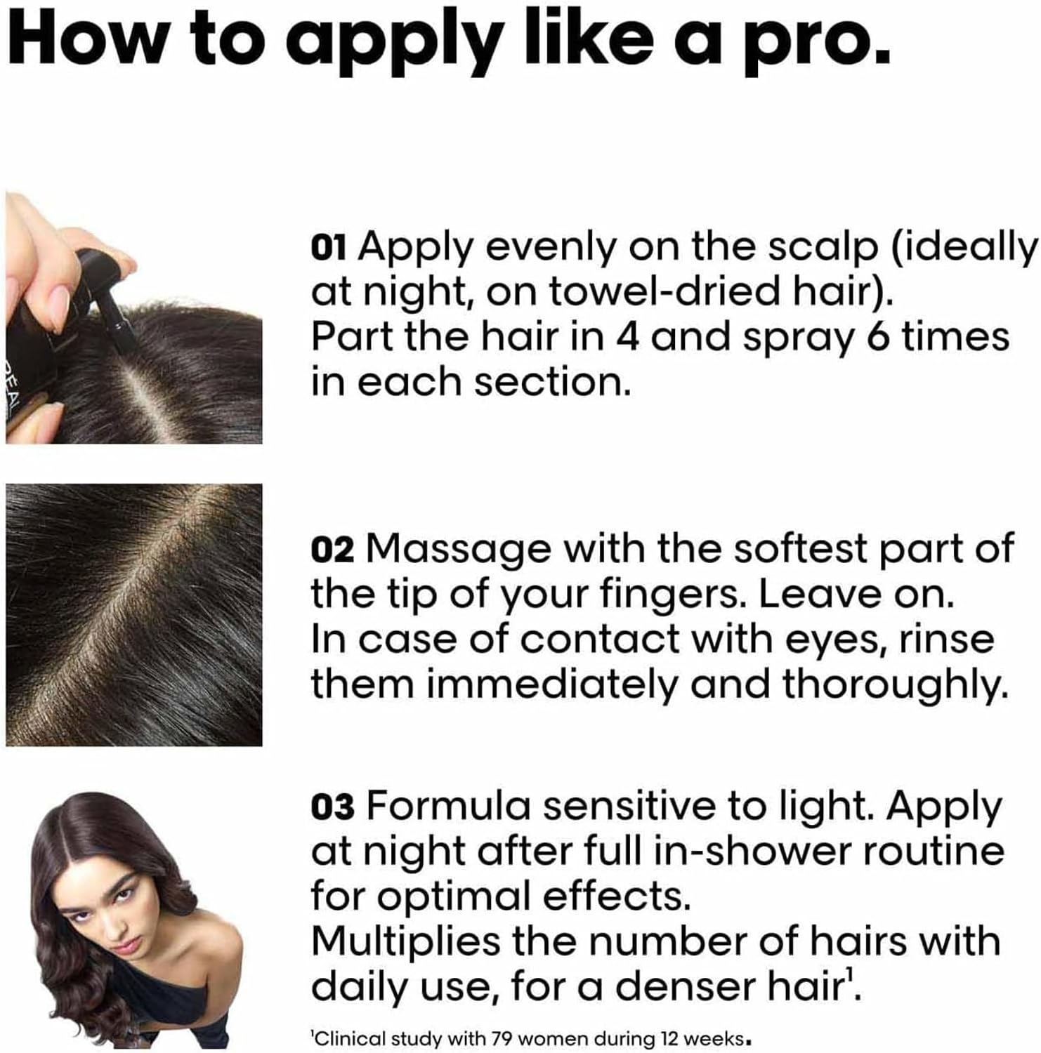 L’Oréal Professionnel Serioxyl Advanced Density Activator Serum | For Hair Growth | Salon Grade Serum | Enriched with Stemoxydine 5% |90ml