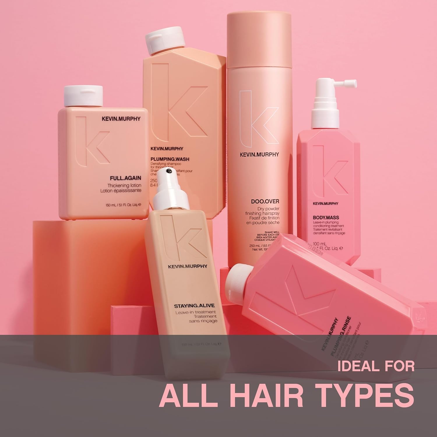 KEVIN.MURPHY DOO.OVER Dry Powder Finishing Spray - For All Hair/Oily Hair Types - Volumising, Texturising Hair Styling Powder with Tapioca Starch - - 250mL