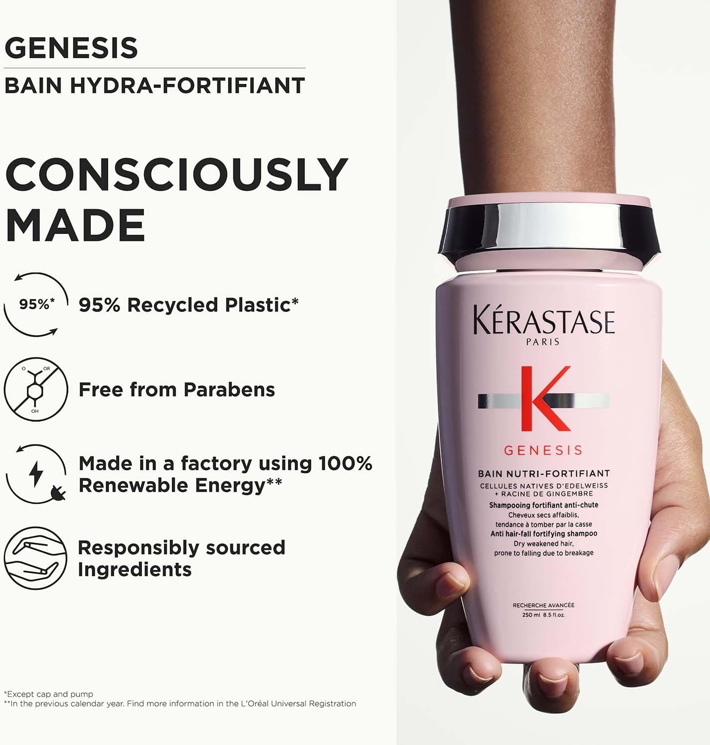 Kerastase Genesis Bain Hydra Fortifiant Shampoo for Thin Hair 250 ml
