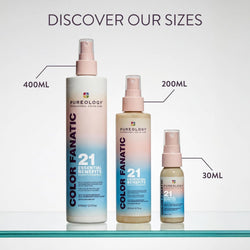 Pureology Color Fanatic Leave-in Conditioner | Hair Treatment and Detangler Spray | Smooths Frizz and Protects Hair Color From Fading | Heat Protectant | Vegan | 200ml