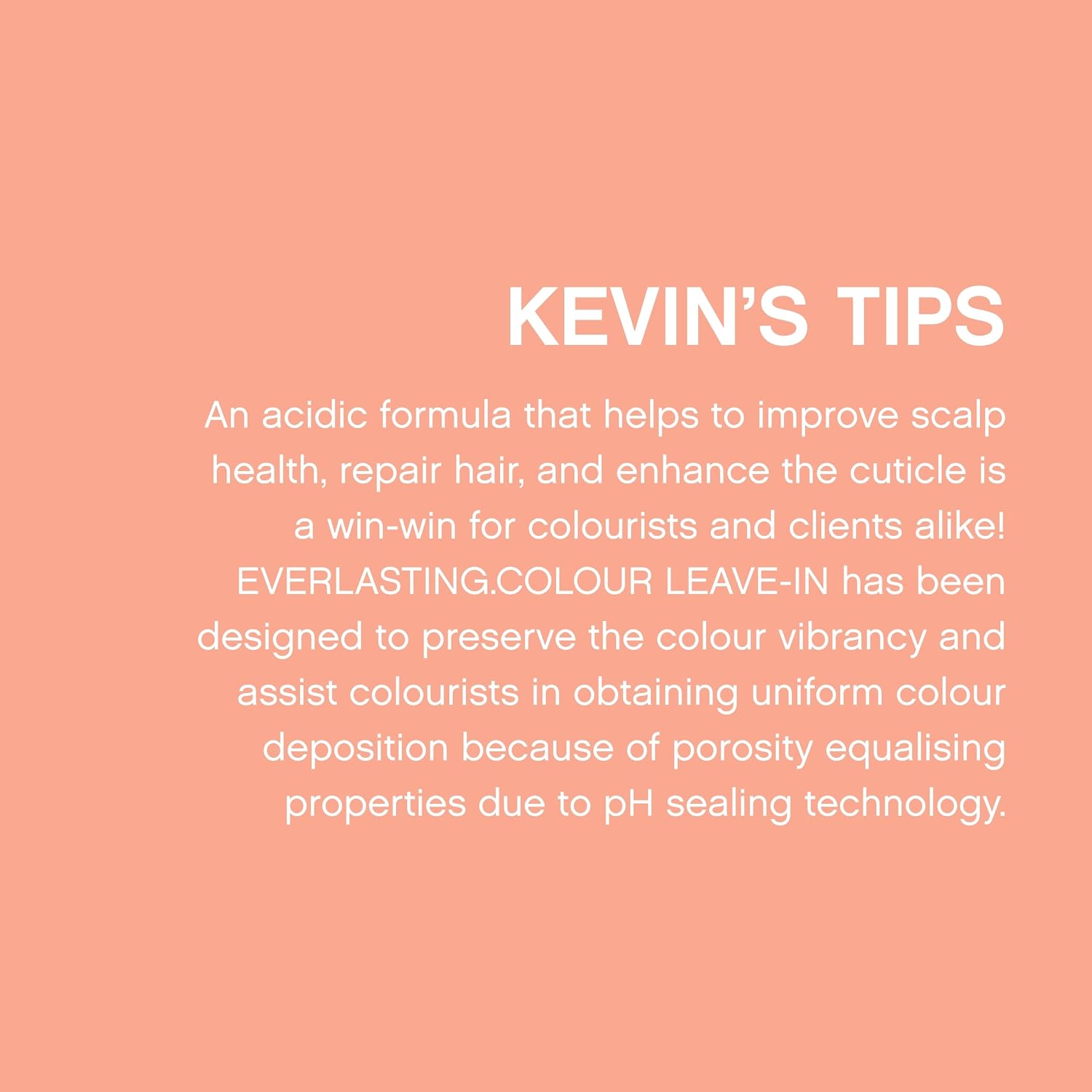 KEVIN.MURPHY EVERLASTING.COLOUR LEAVE-IN Conditioner Spray - For Colour Treated Hair - Colour Protection & Hair Strengthening with Bond-Building Proteins, Moringa - Sulphate Free - 150 mL