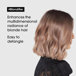 L'Oréal Professionnel Nourishing Conditioner for Blonde and Bleached Hair, Açai Berry Extract, Expert Series, Blondifier Conditioner, 500 ml