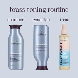Pureology Strength Cure Blonde Purple Conditioner - For Blonde & Lightened Color-Treated Hair, Strengthens Hair & Fights Brass, Sulfate-Free & Vegan | 266ml