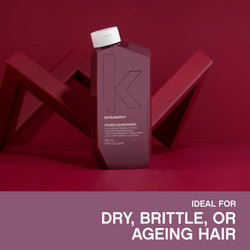KEVIN.MURPHY YOUNG.AGAIN.WASH Moisturising Shampoo - For Ageing, Dry & Damaged Hair - Sulphate Free Luxury Hair Repair with Amino Acids, Baobab & Lotus Flower Extract - 250 mL
