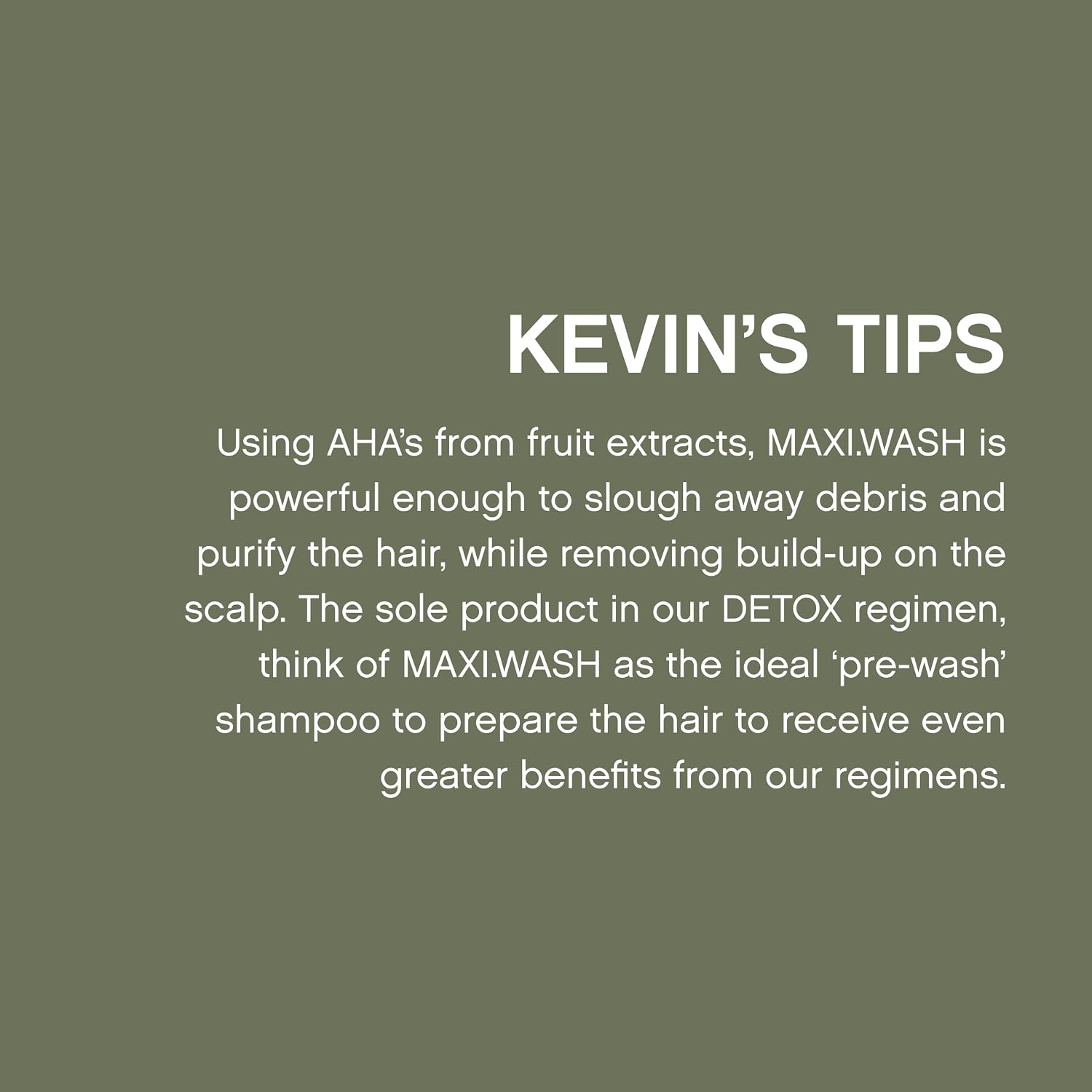 Kevin Murphy Maxi Wash Detox Shampoo